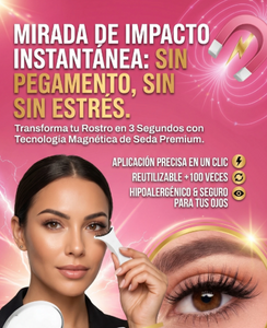 🧲 Eyelash Set: Pestañas Magnéticas de Alta Precisión (Sin Pegamento)