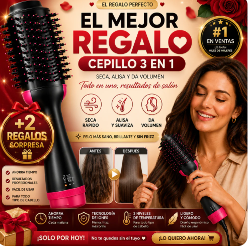 CEPILLO 3 EN 1 💖 DUPE BABYLISS