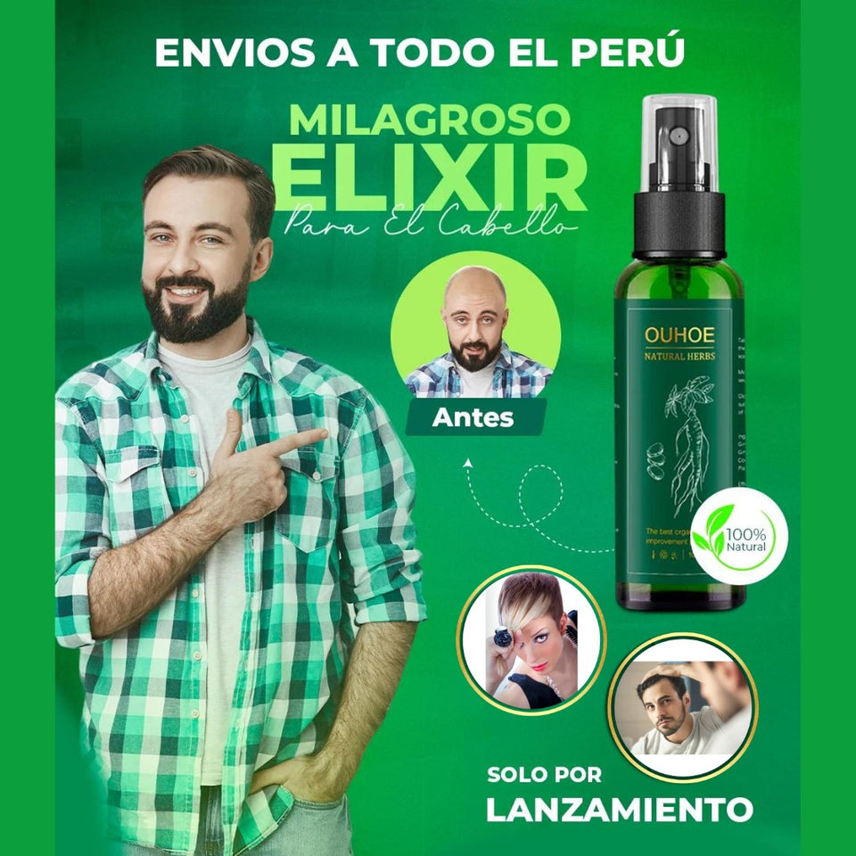 ELIXIR OUHOE - CRECIMIENTO DE CABELLO
