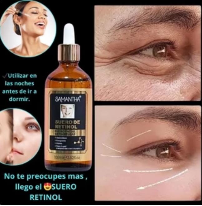 SERUM DE RETINOL - ANTIARRUGAS + REGALO JABON DE CURCUMA PARA EL ACNE