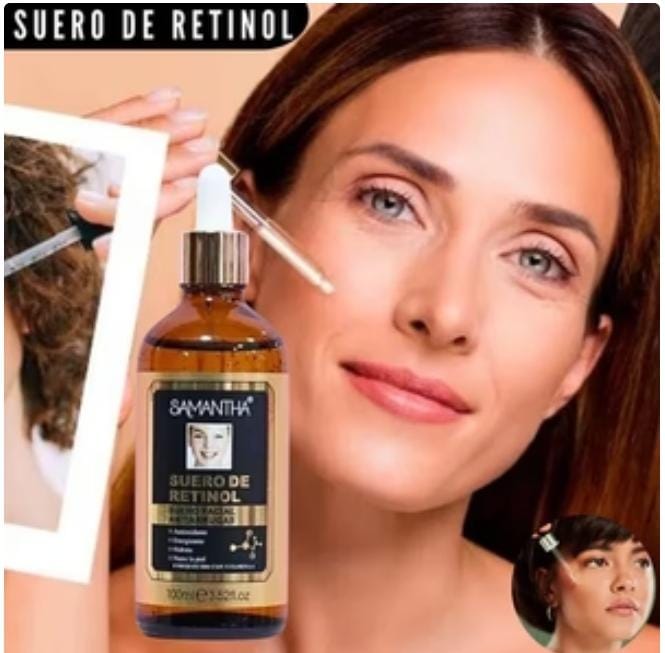 SERUM DE RETINOL - ANTIARRUGAS + REGALO JABON DE CURCUMA PARA EL ACNE